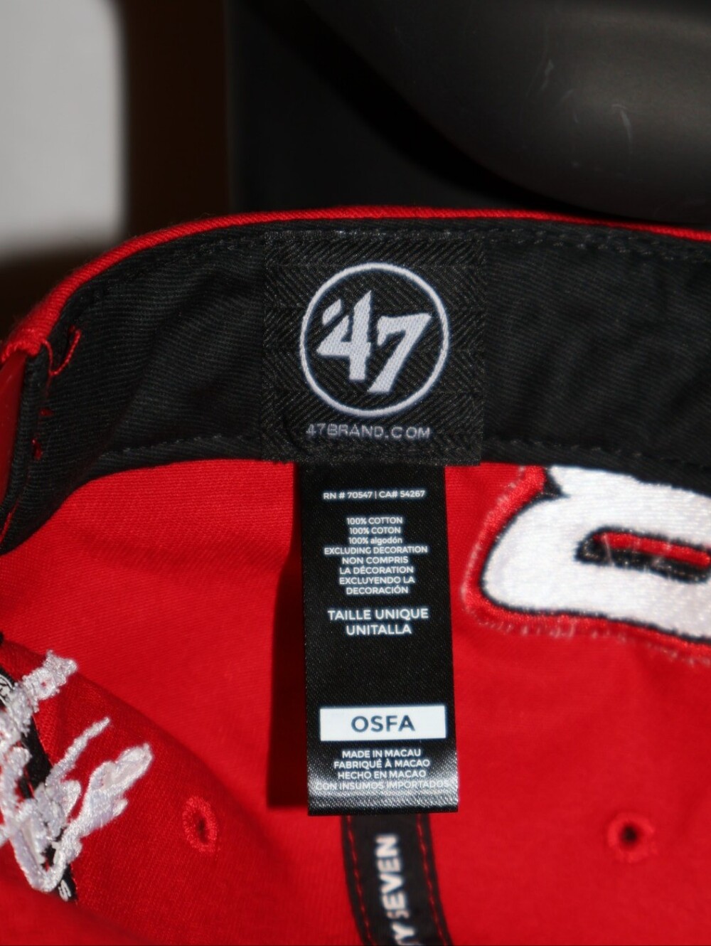 Earnhardt Jr. #8 Budweiser NASCAR Hat - Picture 6 of 6